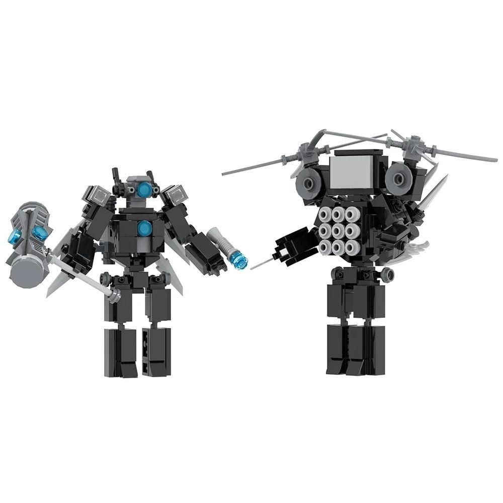 Mmluck skibidi Đồ chơi trẻ em Lắp Ráp Mô Hình toilet titan tv man Cho Bé