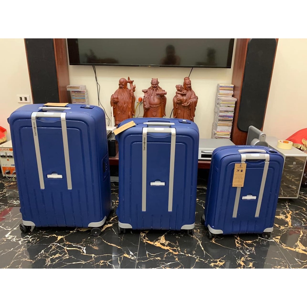 Set 2 Vali Samsonite S'CURE - Khoá ngoàm - Siêu nhẹ - Made in EU xịn sò - HANGDUC88