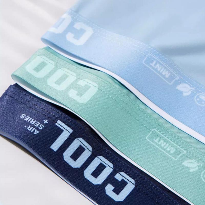 Ecmln Quần Lót boxer Vải Lụa Lạnh Nhanh Khô Thoáng Khí Thời Trang Nam Cao Cấp xl-3xl