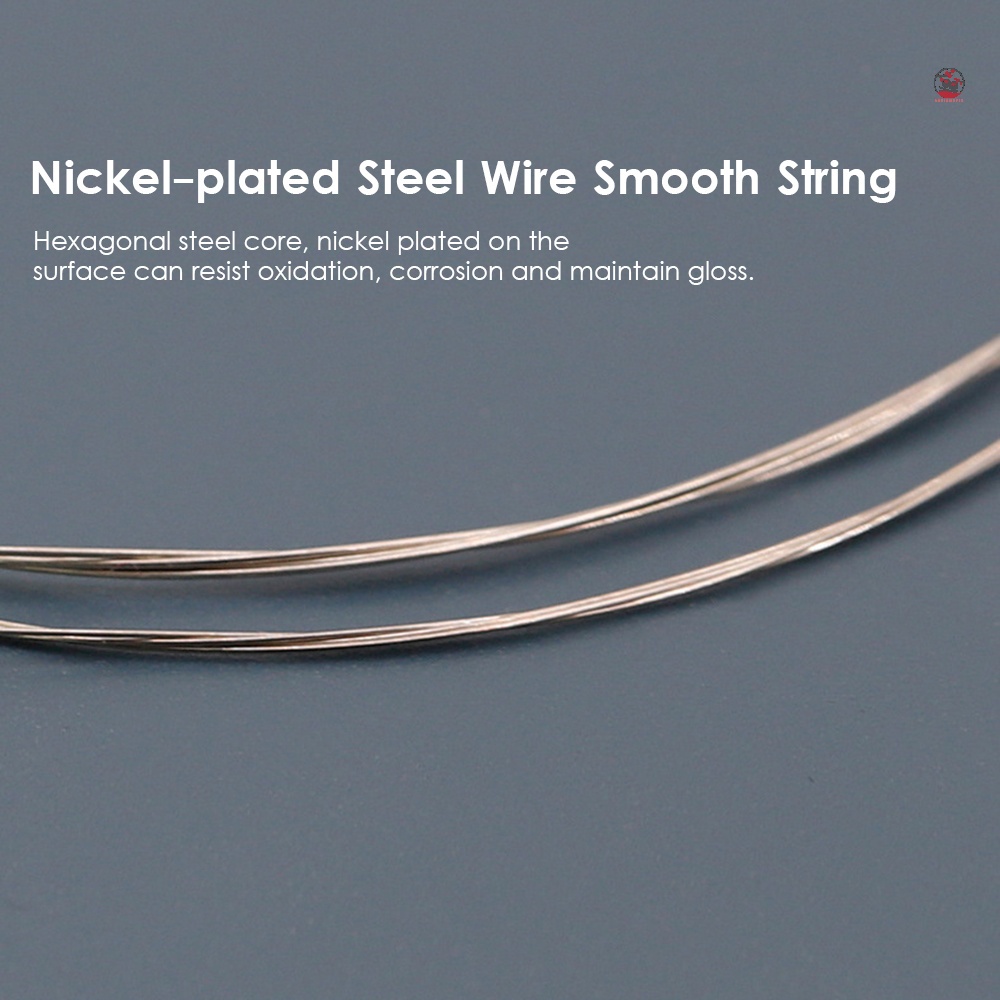 Set 6 Dây Đàn Ghi Ta 6 Dây Bằng Thép Chống Rỉ Sét