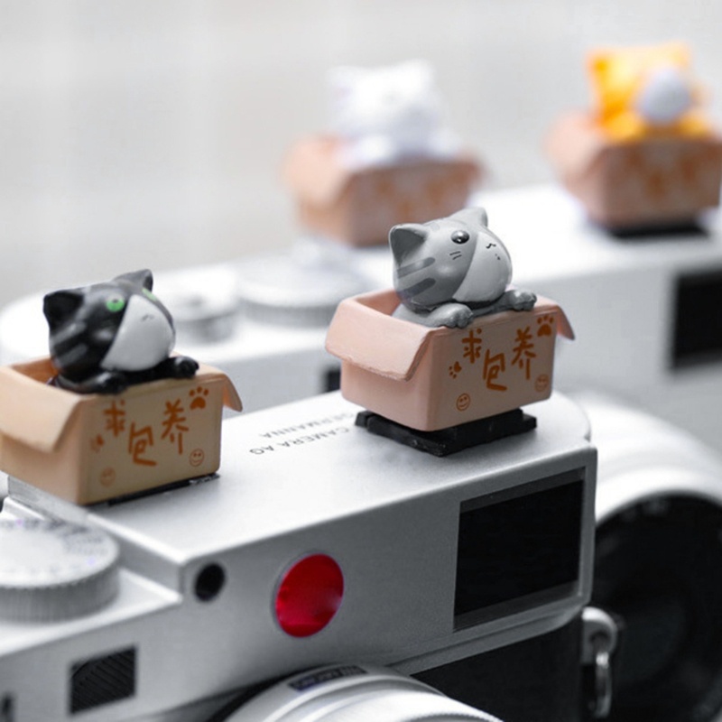 Jenniferad Hoạt Hình Hot Shoe Cover Cho Hình Mèo Dễ Thương Nóng Giày Bảo Vệ Nắp Nóng Giày Flash Cove