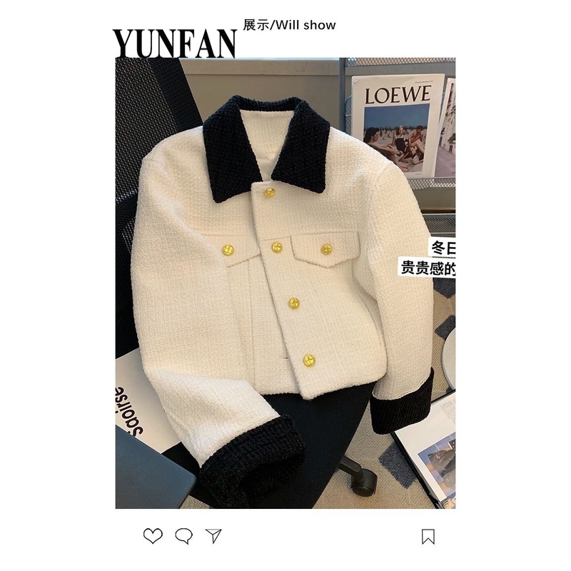 YUNFAN áo khoác dù áo khoác bomber chic trendy Chất lượng cao Phong cách WJK23B0KX7 48Z231129