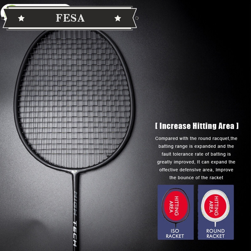 Alpsport set 2 Vợt Cầu Lông rr 4u 25lbs g5 100% Chính Hãng Bằng carbon