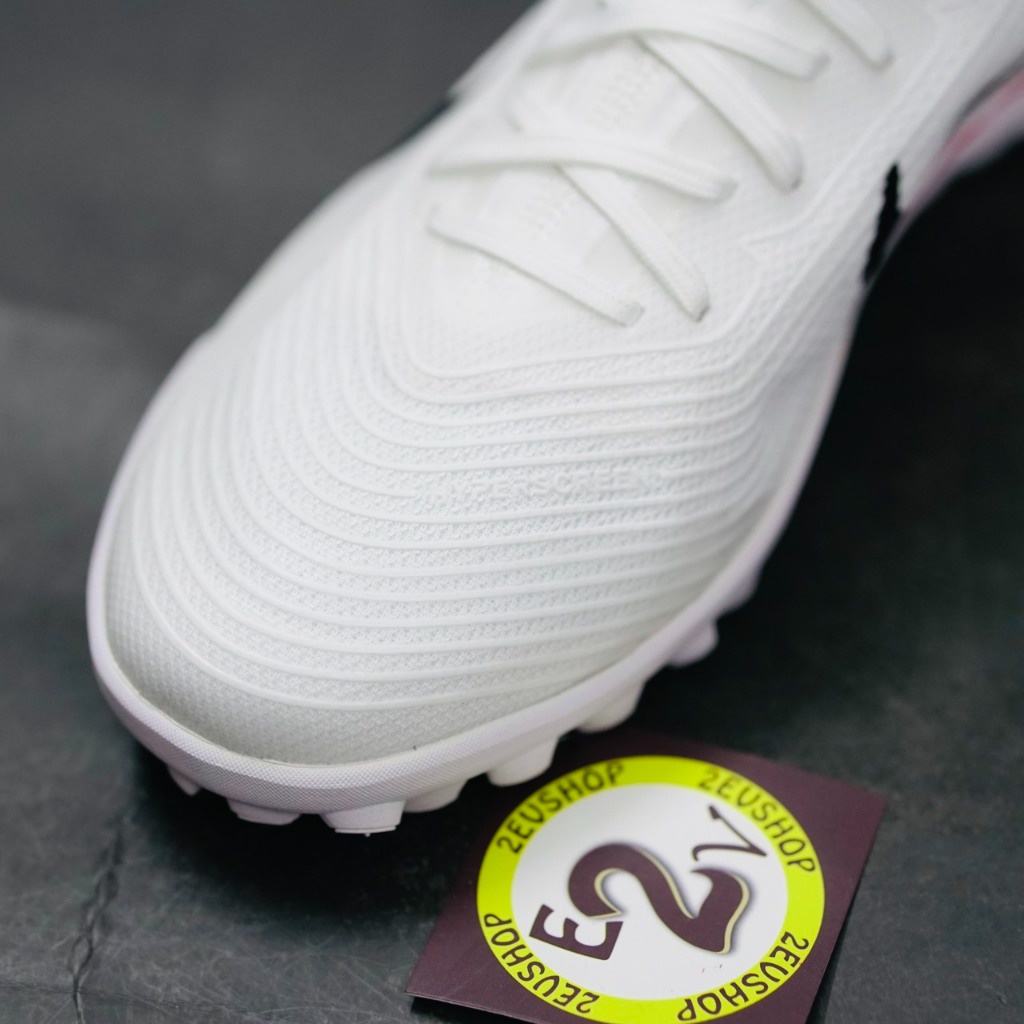 Giày bóng đá Air Zoom Mer Vapor 15 Pro Trắng Cam, giày đá banh cỏ nhân tạo nam đã khâu đế - 2EVSHOP