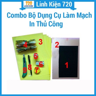 Combo bộ dụng cụ làm mạch in thủ công siêu linh hoạt, tiện dụng