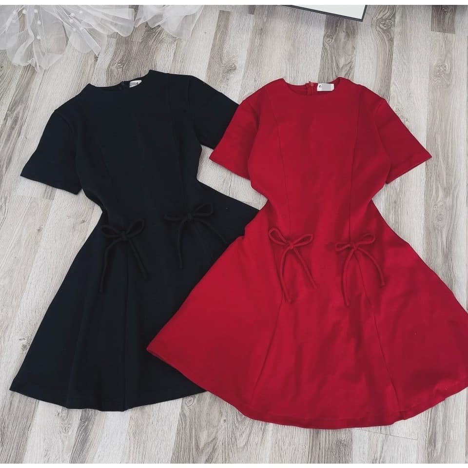 60-90KG ĐẦM CỔ TRÒN 2 NƠ SANG TRỌNG BIGSIZE VƯƠNG NGỌC HÂN