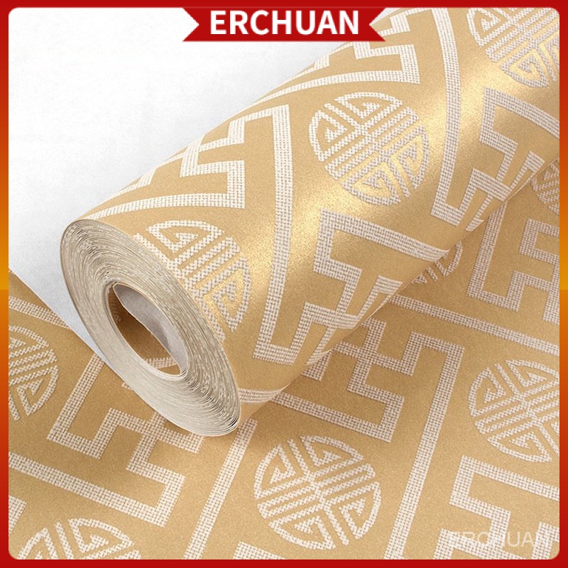 Giấy Dán Tường 10M Đơn Giản Phong Cách Trung Hoa Mới Lạ Hiện Đại Dành Cho Phòng Khách / Phòng Ngủ / Khách Sạn