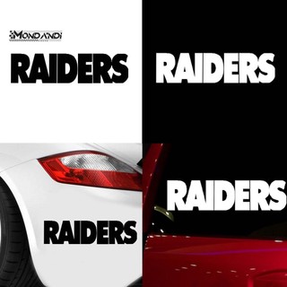 MONDANDI Miếng Dán Chữ Raiders Phản Quang Độc Đáo Trang Trí Xe Hơi/Xe Tải/Suv