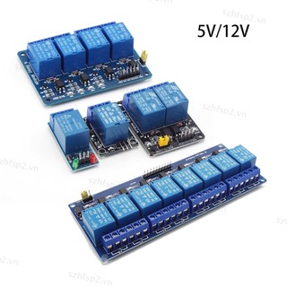 Mô đun rơ le 1ch 2ch 4ch 8ch dc 5v 12v vnh3 tự động cho arduino