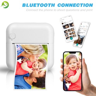 Máy In Nhiệt mini Màu Xanh Dương Với ios Và android