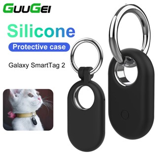 Guugei Ốp Điện Thoại Silicon Có Móc Khóa Chống Thất Lạc Cho samsung galaxy smarttag 2 Giá Đỡ