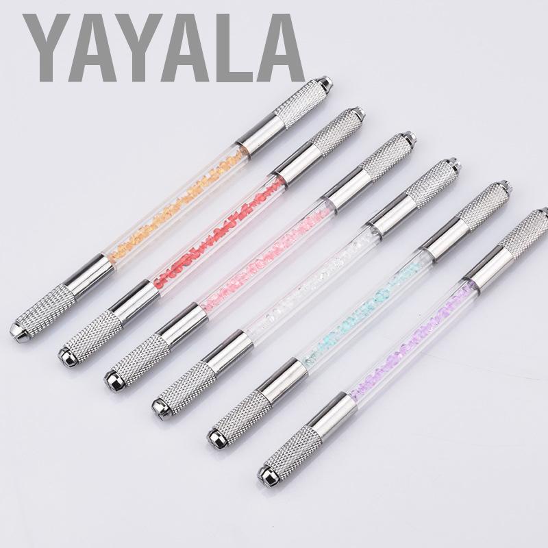 Yayala Manual Microblading Pen Prevent Slipping Traditional Tattoo Tool for Eyebrow Eyeliner