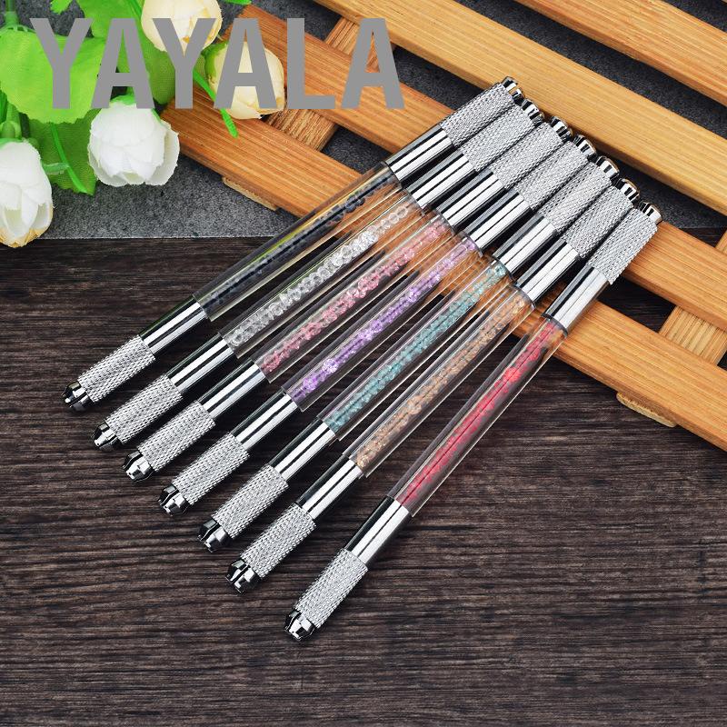 Yayala Manual Microblading Pen Prevent Slipping Traditional Tattoo Tool for Eyebrow Eyeliner