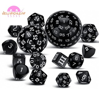 Set 15 bộ xúc xắc polyhedral dnd d3-d100 hình cầu 100 mặt chơi game