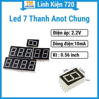 Led 7 thanh anot chung 0,56inch