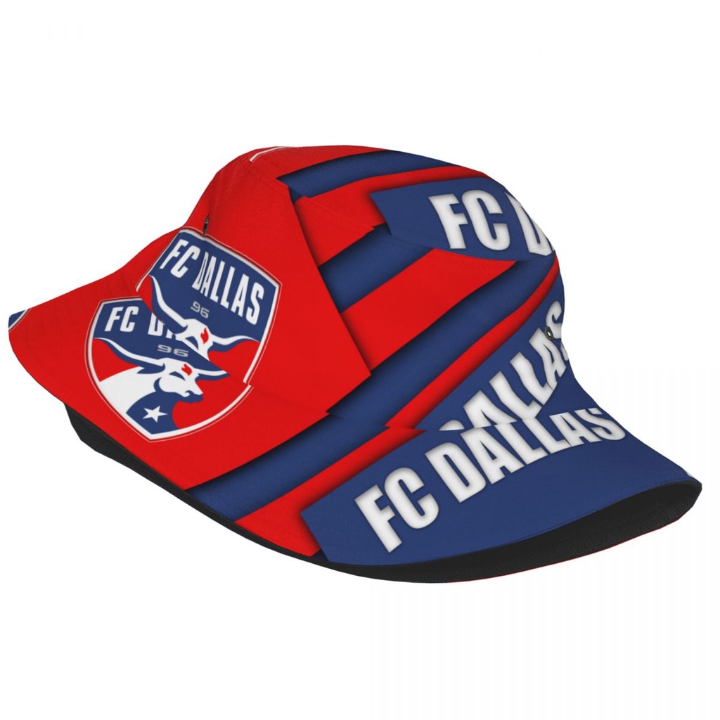 FC Dallas Logo Tấm Che Nắng Người Lớn Mũ Xô Mũ Chống Nắng Nữ Phong Cách Nhật Bản Phù Hợp Với Đường P