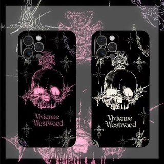 Niche Dark Skull Cặp Đôi Ốp Lưng Điện Thoại Thích Hợp Cho iPhone11 / 12 / 13 / 15 Dòng Sản Phẩm Mới 14pro Apple 13 / 15ProMax / XSMAX Art xr12 Mềm 11 GNS6