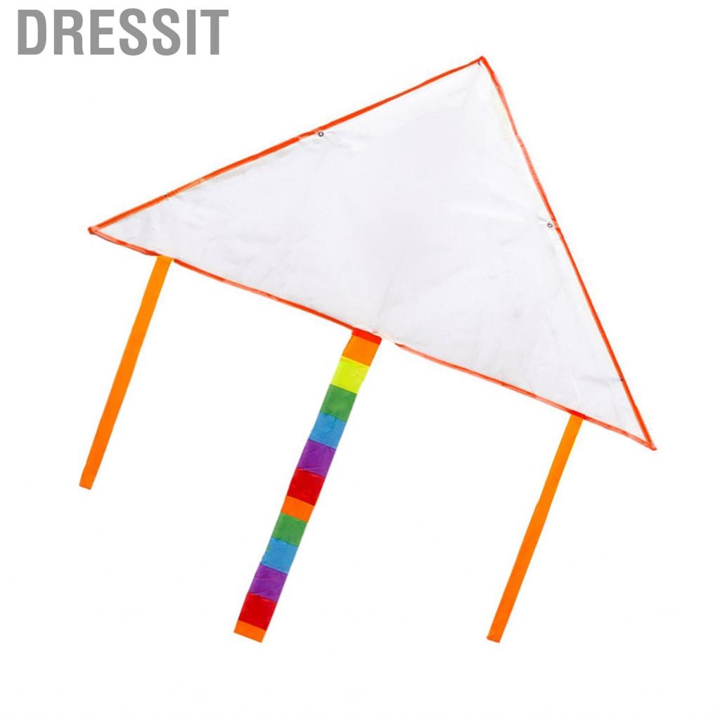 Dressit Blank Triangle Kite  Fast Drying Pigment Hand Painted Safe and Reliable DIY Coloring Waterproof for Family Gathering