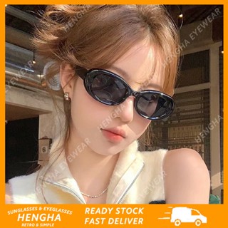 Kính Mát Hình oval Chống Tia uv400 Thời Trang Hàn Quốc