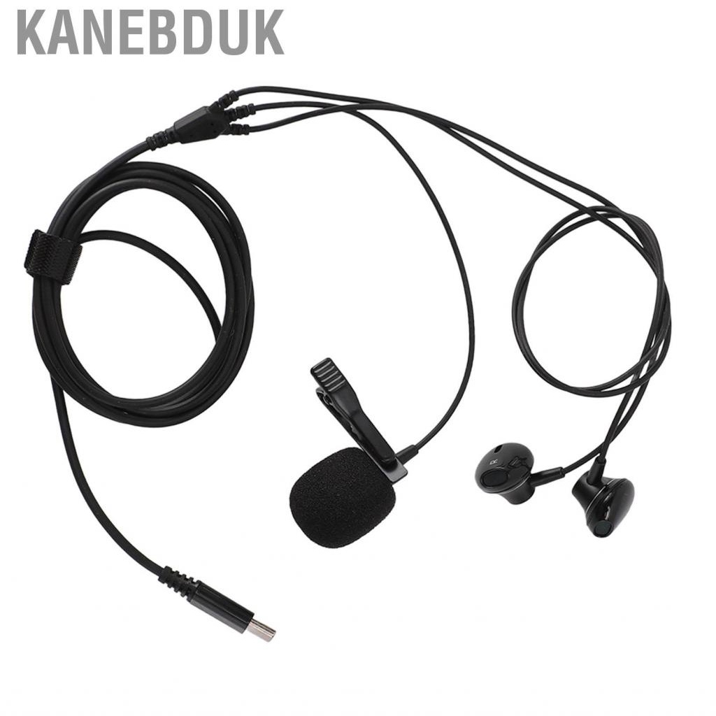 Kanebduk USB C Earphones Wired Ear Buds Type Headphone With Microphone For Singing NEW