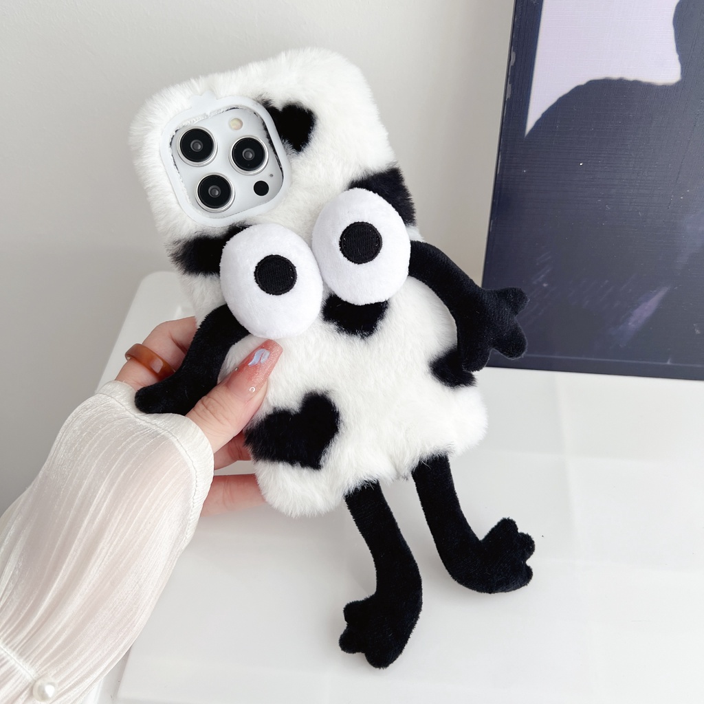 Bao Da Điện Thoại Chống Sốc Họa Tiết Bông Xù Cho samsung a14 a23 a72 a53 a54 a13 a12 a22 a52 a71 a73 a51 Ốp