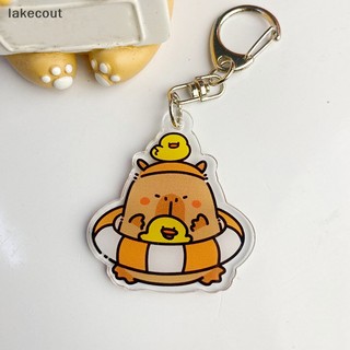 Móc Khóa Hoạt Hình lat capybara Bằng acrylic