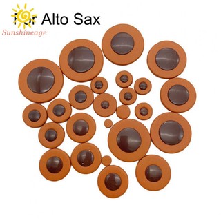 Bộ 25 miếng đệm da thay thế cho kèn alto saxophone 14 kích cỡ