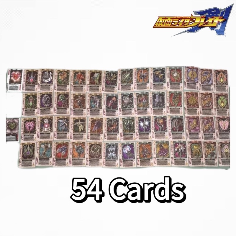 Bộ 54 Thẻ Bài kamen rider blade Chất Lượng
