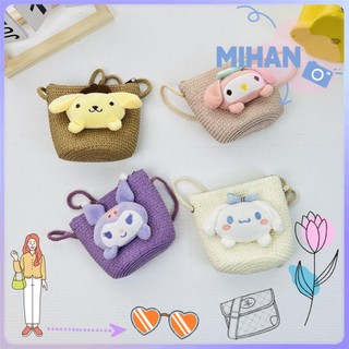 Túi cói mini mihan1 Có Hình Mèo kitty Dễ Thương