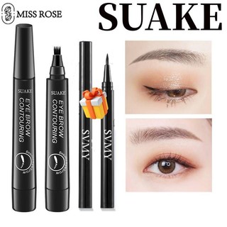 Miss rose bút chì phân nhánh bốn đầu bút chì kẻ lông mày không thấm nước bút chì kẻ lông mày không thấm nước