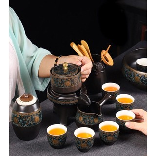 (giao hỏa tốc) bộ ấm chén pha trà cối xay (bao gồm 1 ấm trà, 6 chén trà và 1 bộ cối xay, 1 tống chia trà)