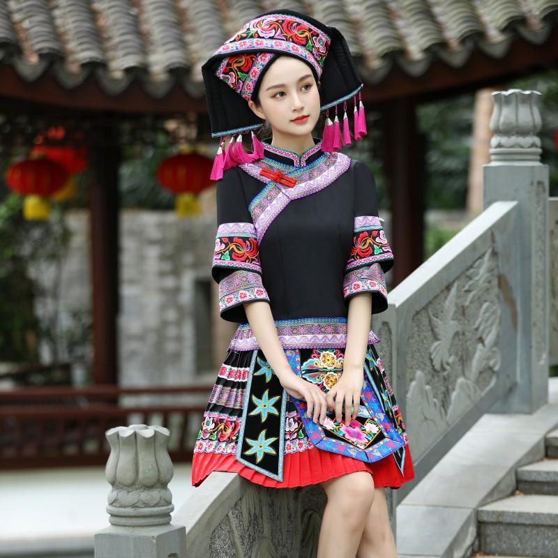 【YN+M4】Trang Phục Dân Tộc Phong Cách Dân Tộc Cho Nữ Mã