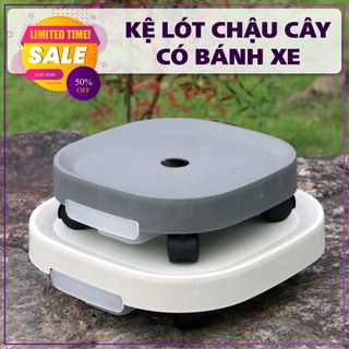Đế Kê Chậu Cây-Đế Lót Chậu Hoa ,Cây Cảnh Có Bánh Xe Di Chuyển Đa Năng , khay hứng nước tiện lợi