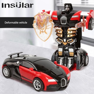 Insular Đồ Chơi Xe Hơi Biến Hình Cho Bé