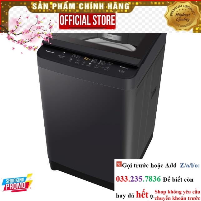 Máy giặt Panasonic cửa trên 10 kg NA-F10S10BRV- Mới Chính Hãng P&G