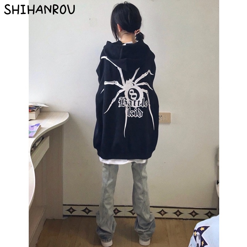 SHIHANROU Áo Khoác hoodie áo khoác nữ zip hoodie High-quality New Style Popular casual WWY2410GIB 3Z240116