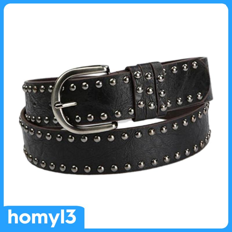 Thắt Lưng Đính Đinh Tán Bền Bỉ Phong Cách punk Dành Cho Nữ