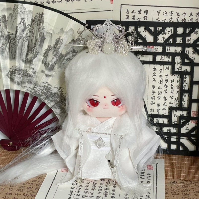 Búp Bê Mặc Đồ Hán Phục Vải cotton 20cm Thiết Kế Dễ Thương Cho Bé