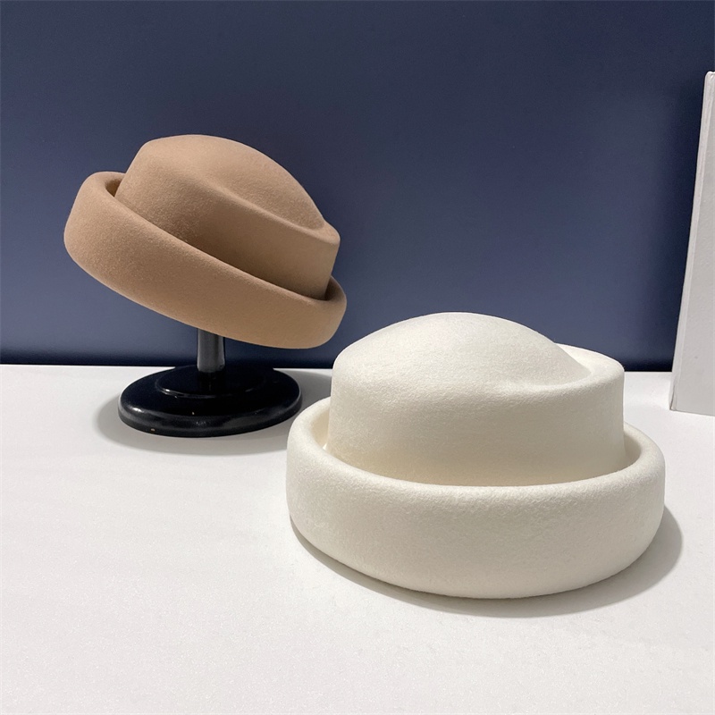 Mũ beret Len Phong Cách retro Pháp Thanh Lịch