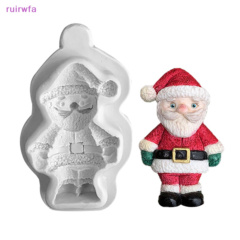 Khuôn Silicon Làm Bánh diy Hình Ông Già Noel / Nai Sừng Tấm Cho Bé Mới