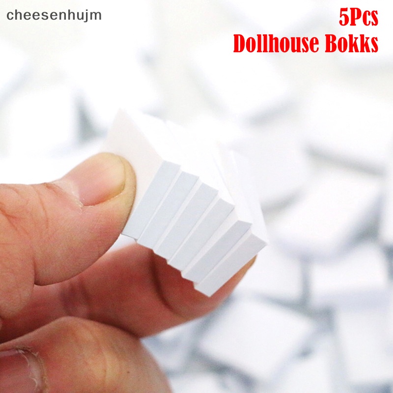 Set 5 Quyển Sách mini Tỉ Lệ 1: 12 Trang Trí Nhà Búp Bê