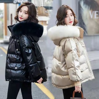 Áo khoác phao dáng ngắn thời trang mùa đông cho nữ