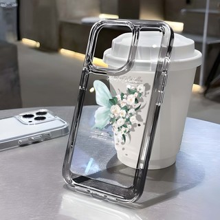 ốp lưng iphone trong suốt tpu Mềm Trong Suốt Có Túi Khí Bướm Dễ thương Cho 14 xr 13 11 12 pro max 8 7 6 6s plus x xs max se 2020 13 12 11