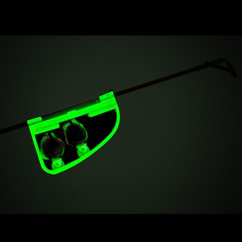 Xoitu Set 2 Chuông Báo Cá Cắn Câu Phát Quang 5cm * 3cm