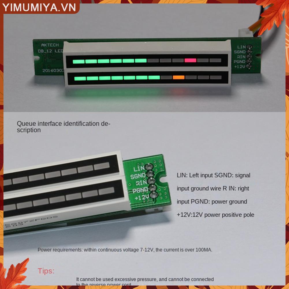 ☼Yimumiya ☼ #C Kênh Kép Âm Thanh Đèn led 12 bit 7-12v