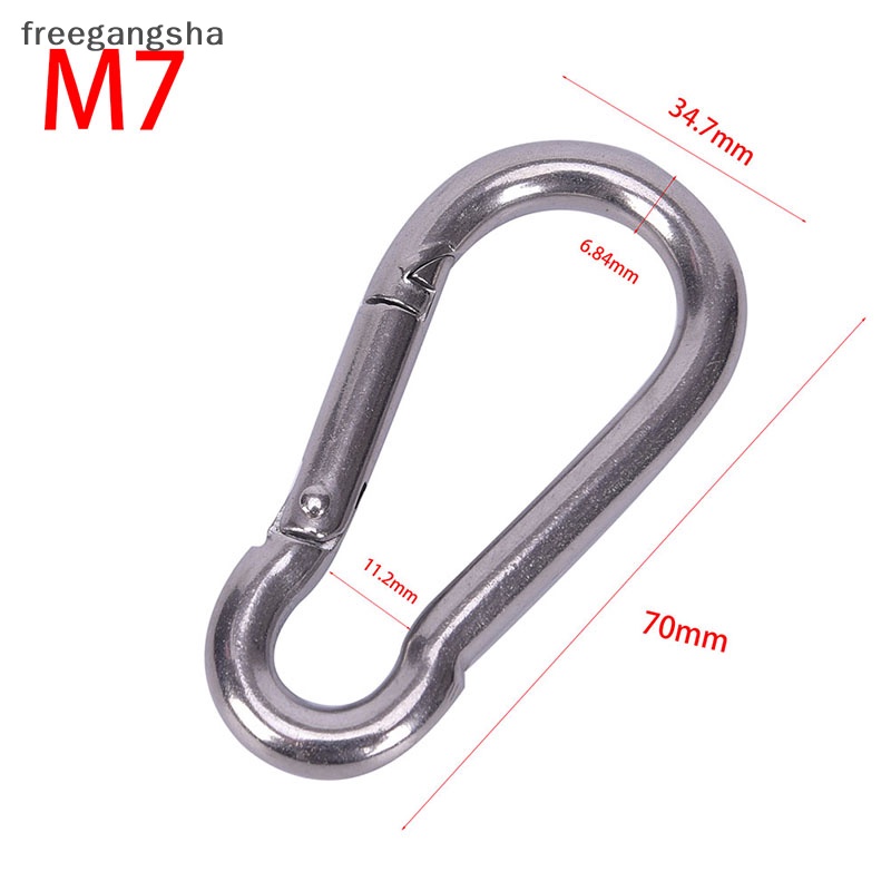 Móc Chìa Khóa Bằng Thép Không Gỉ 304 Cao Cấp fdh