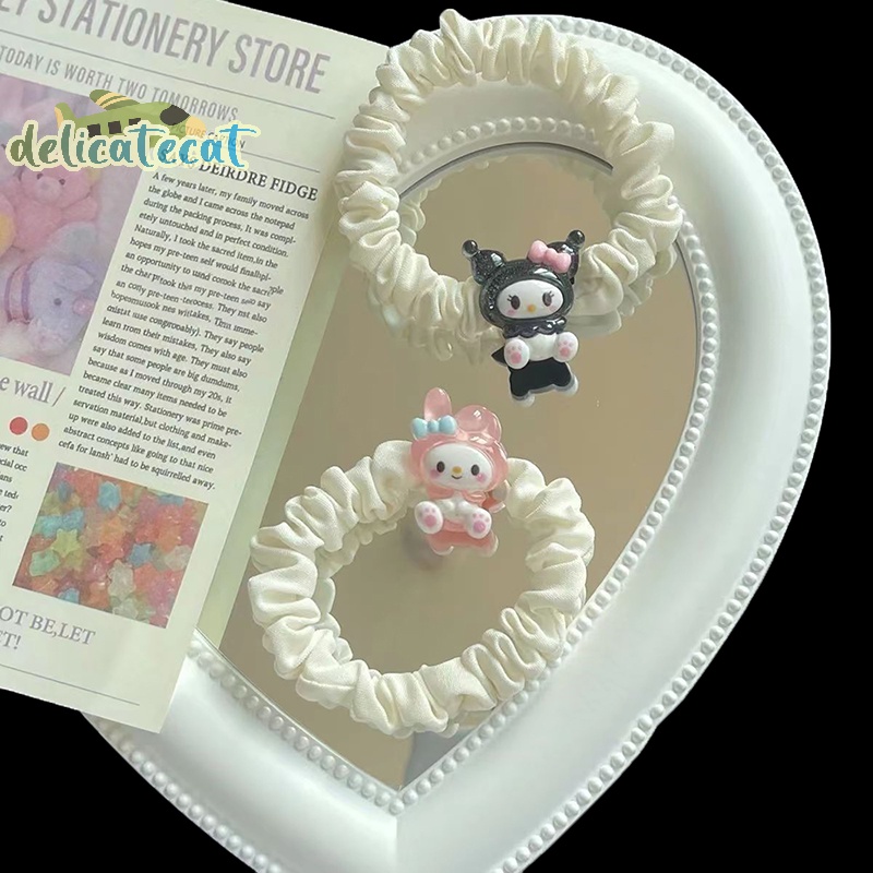 Dây Cột Tóc Scrunchies Hình Hoạt Hình Dễ Thương Cho Nữ
