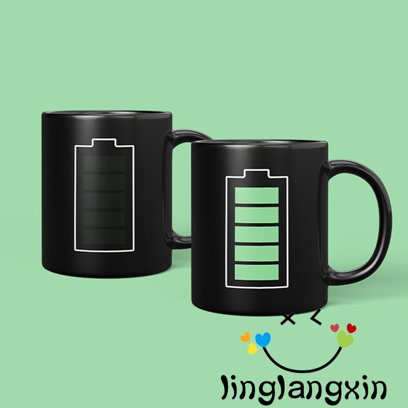 Llx Cốc Đổi Màu Theo Nhiệt Độ Họa Tiết Hoạt Hình avatar / Bóng Đèn / Trái Tim