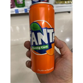 Nước ngọt có ga fanta cam 320ml nước ngọt có gas fanta hương cam (330ml/lon