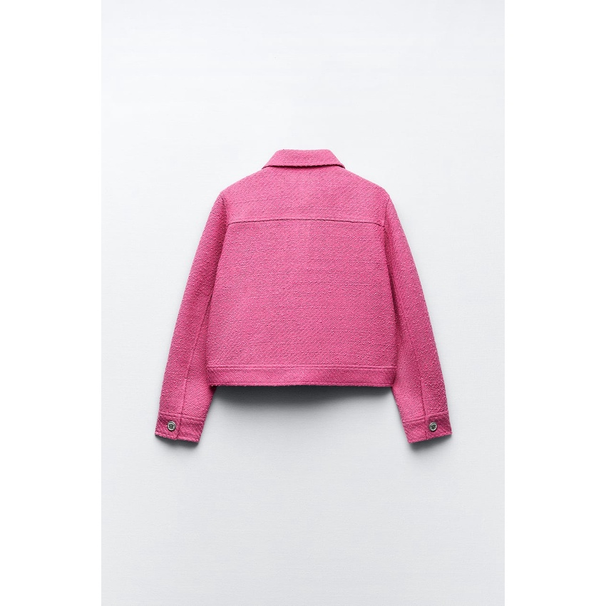 Zara Áo Khoác Dáng Rộng Thời Trang Mùa Thu Xinh Xắn 7102233